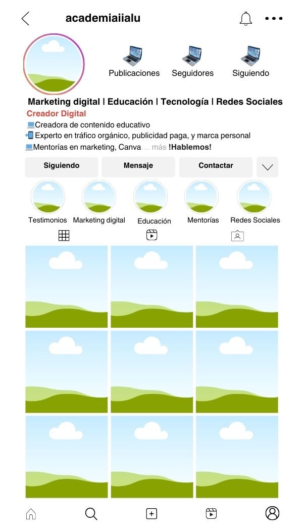 Plantilla de Canva: Tarjeta de Presentación Para Instagram con QR