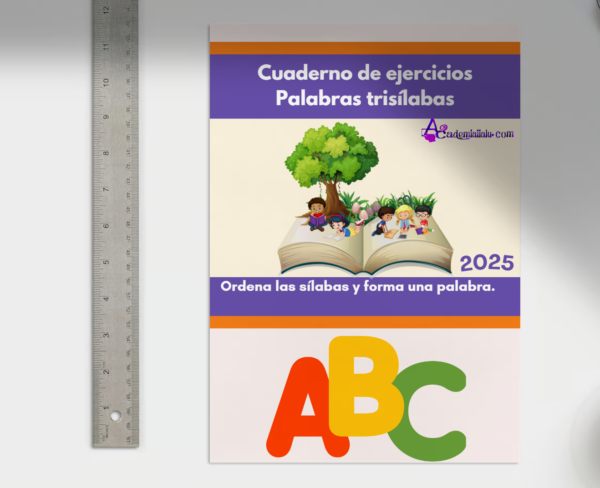 Cuaderno de Ejercicios de Palabras Trisílabas