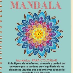 E-book 101 Mándalas para colorear adultos y adolescentes como terapia para reducir el estrés