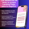Transforma tu Negocio de Belleza con Nuestra Plantilla de Landing Page en Canva! 100% editable.